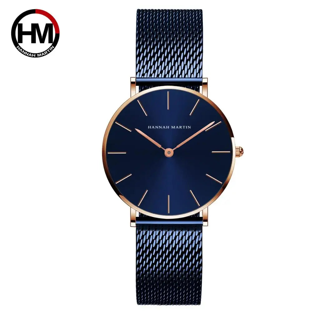Affluent Steel Mesh Japan Quartz Watch