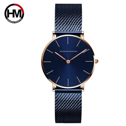 Affluent Steel Mesh Japan Quartz Watch