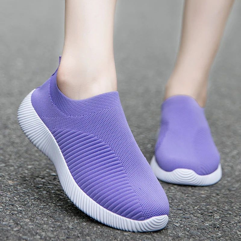 Women’s Slip-On Vulcanized Shoes for Comfort and Style