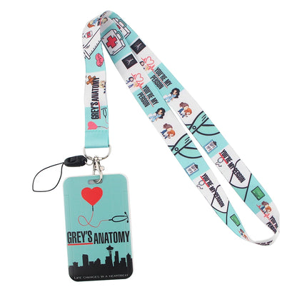 LB2290 Nurse Neck Strap Lanyards for ID Cards and Keys