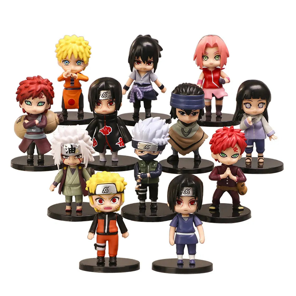 Naruto Shippuden - 12pcs/set Anime Figure