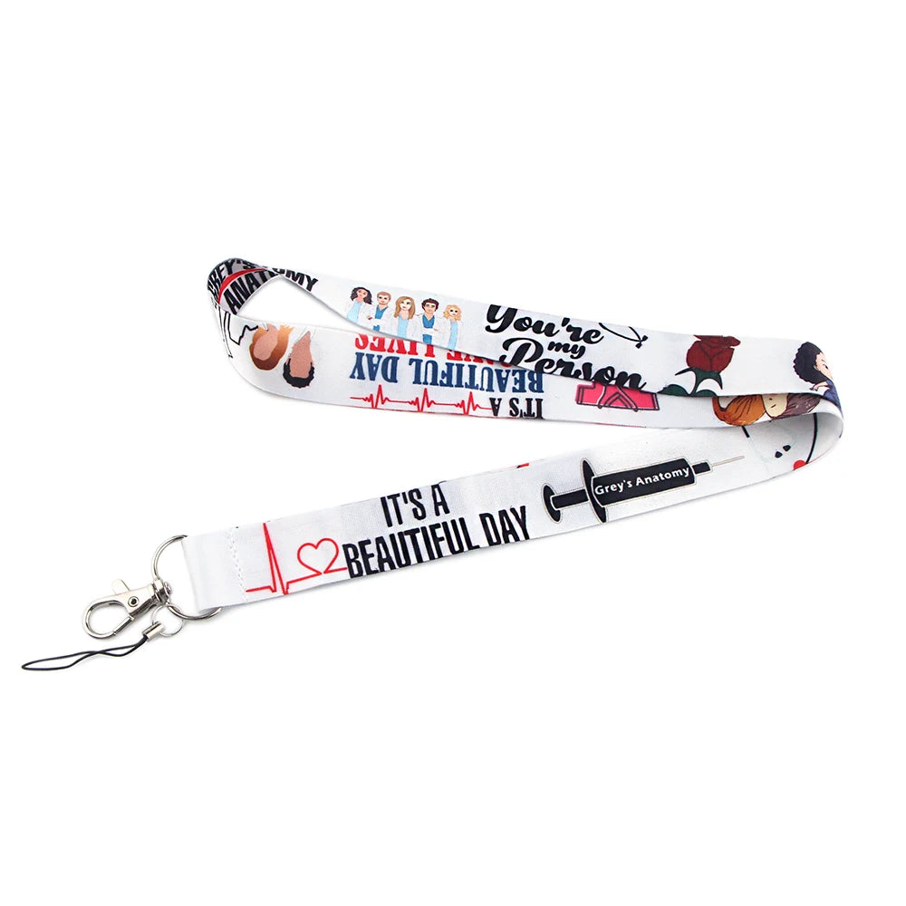 LB2290 Nurse Neck Strap Lanyards for ID Cards and Keys