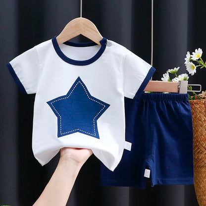 Mayzolla Baby Clothes Set – Casual Summer Vest and Shorts for Ages 1-3
