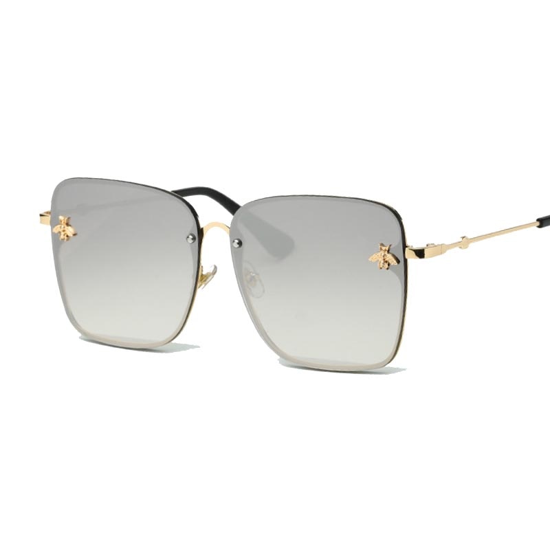 Added Collection Eyewear Classic Black Aviator Sunglasses