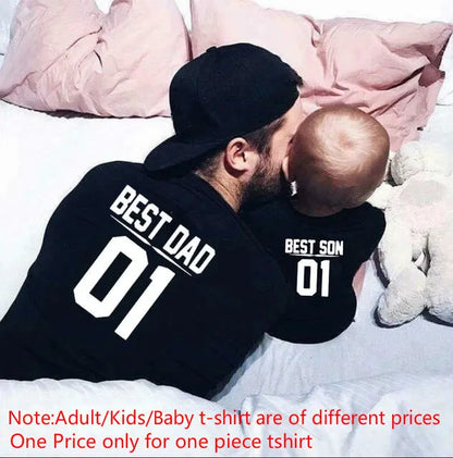 Matching Dad and Baby Daughter Tshirts
