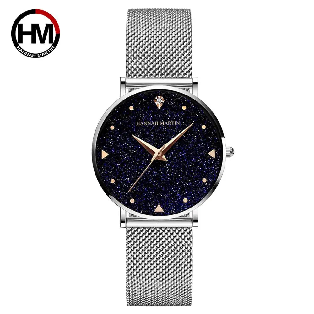 Affluent Steel Mesh Japan Quartz Watch