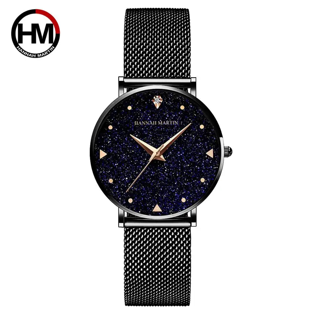 Affluent Steel Mesh Japan Quartz Watch