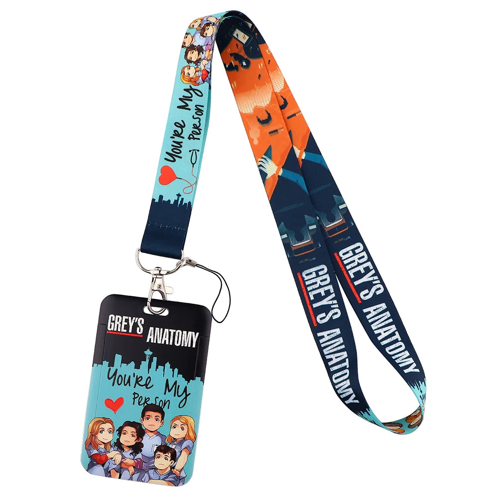 LB2290 Nurse Neck Strap Lanyards for ID Cards and Keys