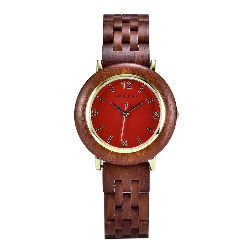 BOBO BIRD Women's Wooden Watch Fashion