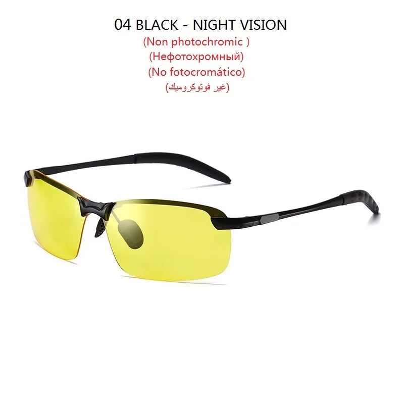 Men's Polarized Photochromic Sunglasses for Driving 2024