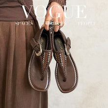 Handwoven Leather Thong Sandals