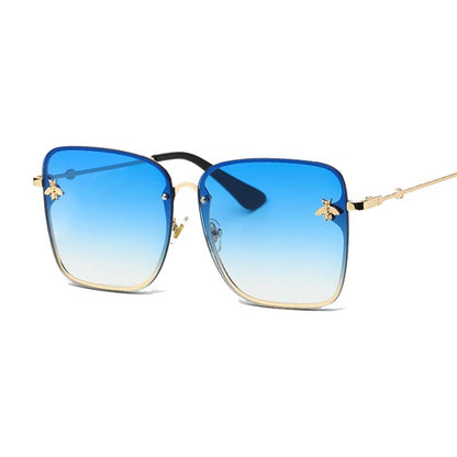 Added Collection Eyewear Classic Black Aviator Sunglasses