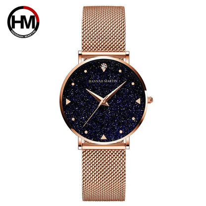 Affluent Steel Mesh Japan Quartz Watch