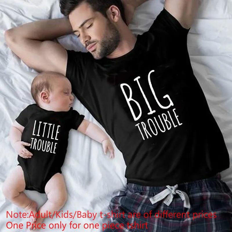 Matching Dad and Baby Daughter Tshirts