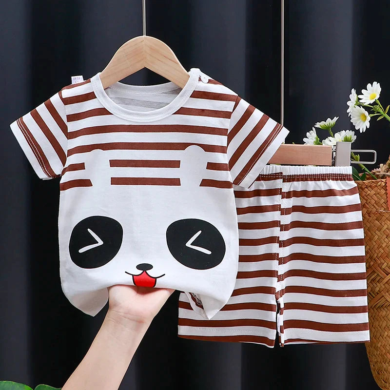 Mayzolla Baby Clothes Set – Casual Summer Vest and Shorts for Ages 1-3