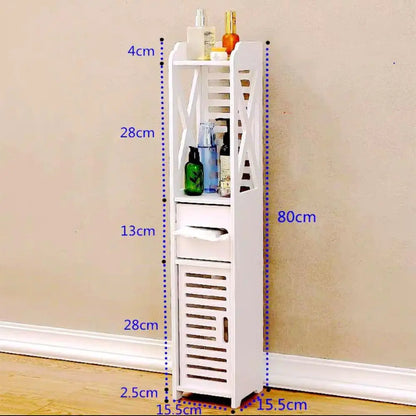 Bathroom Standing Shelf Storage Floor Cabinet Washbasin Shower Corner Shelf Sundries Storage Rack Home Furniture