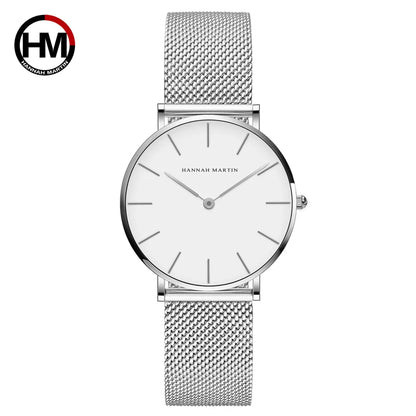 Affluent Steel Mesh Japan Quartz Watch