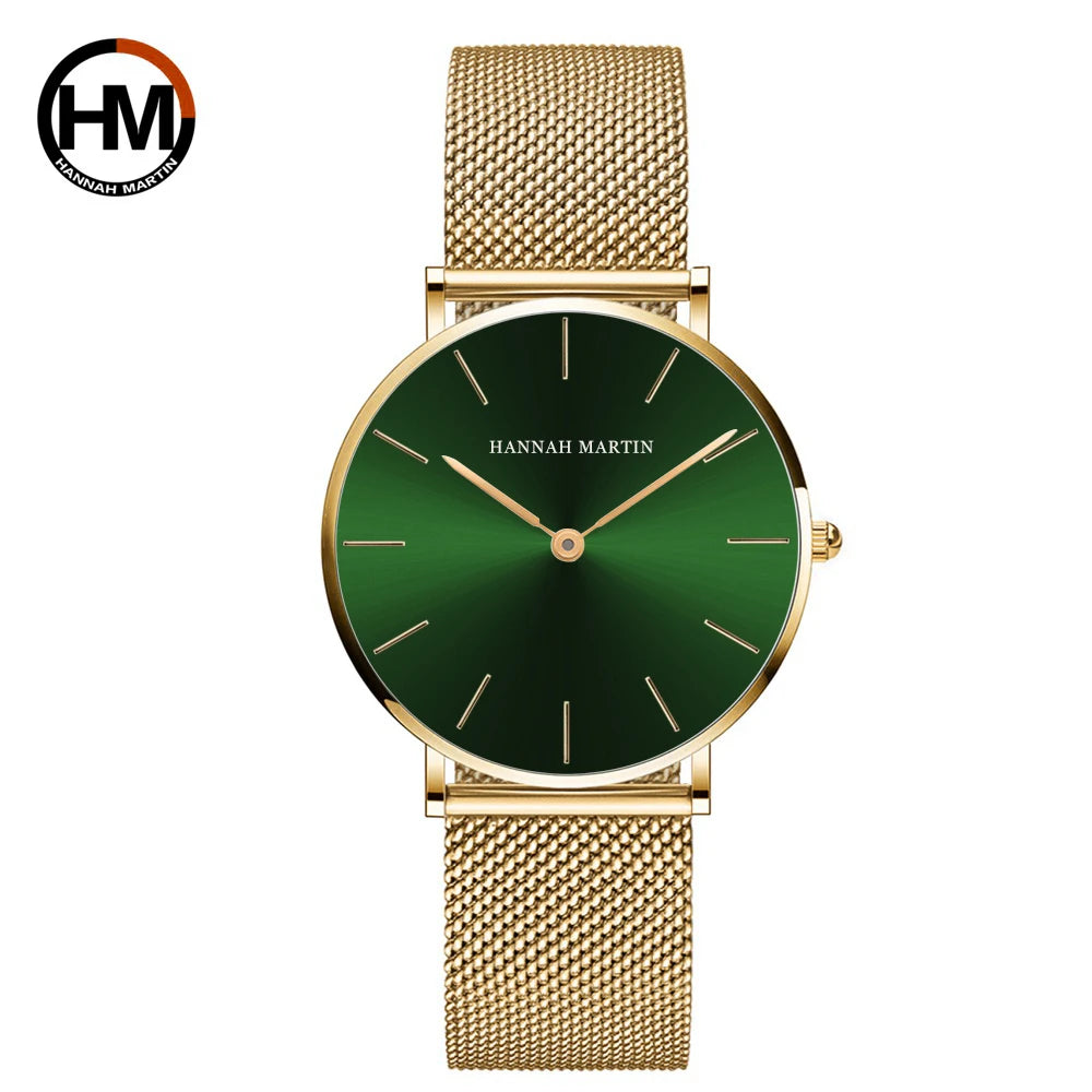 Affluent Steel Mesh Japan Quartz Watch