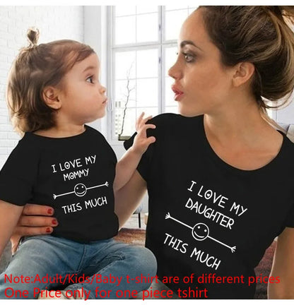 Matching Dad and Baby Daughter Tshirts
