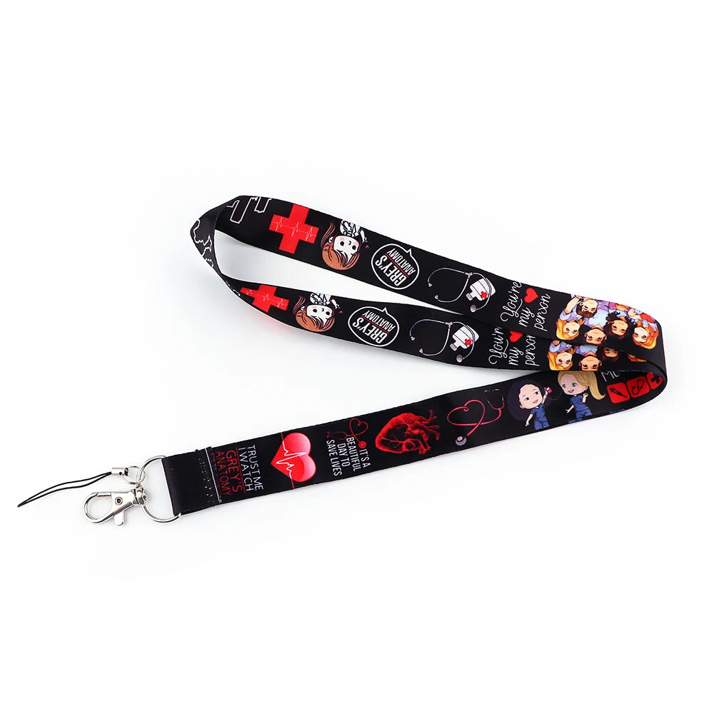LB2290 Nurse Neck Strap Lanyards for ID Cards and Keys