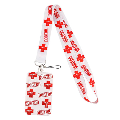 LB2290 Nurse Neck Strap Lanyards for ID Cards and Keys