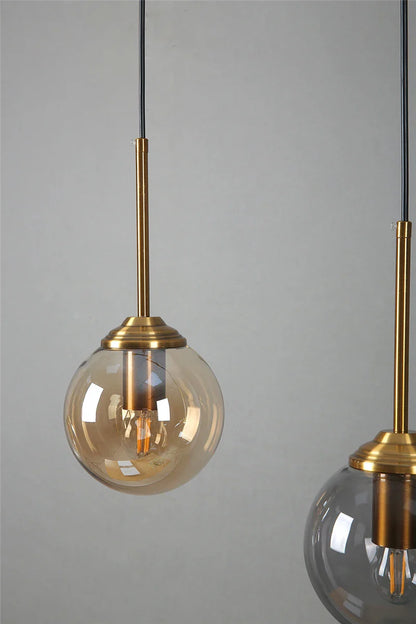 Nordic Modern Glass Ball Island Pendant