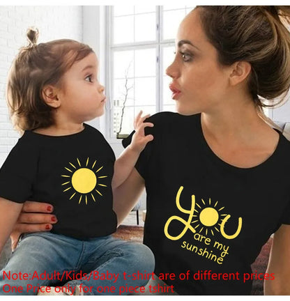 Matching Dad and Baby Daughter Tshirts