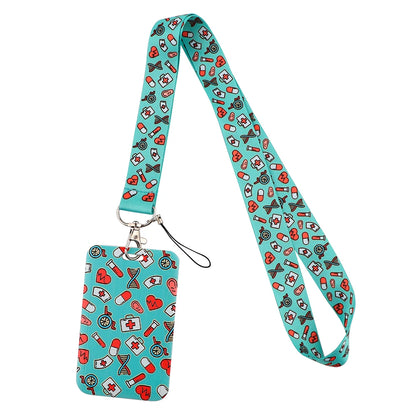 LB2290 Nurse Neck Strap Lanyards for ID Cards and Keys