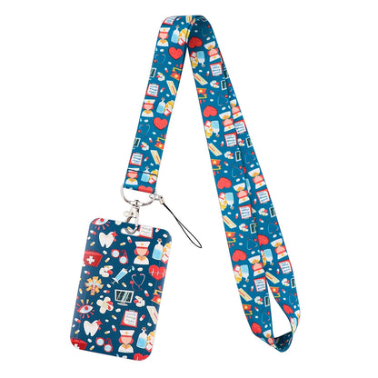 LB2290 Nurse Neck Strap Lanyards for ID Cards and Keys