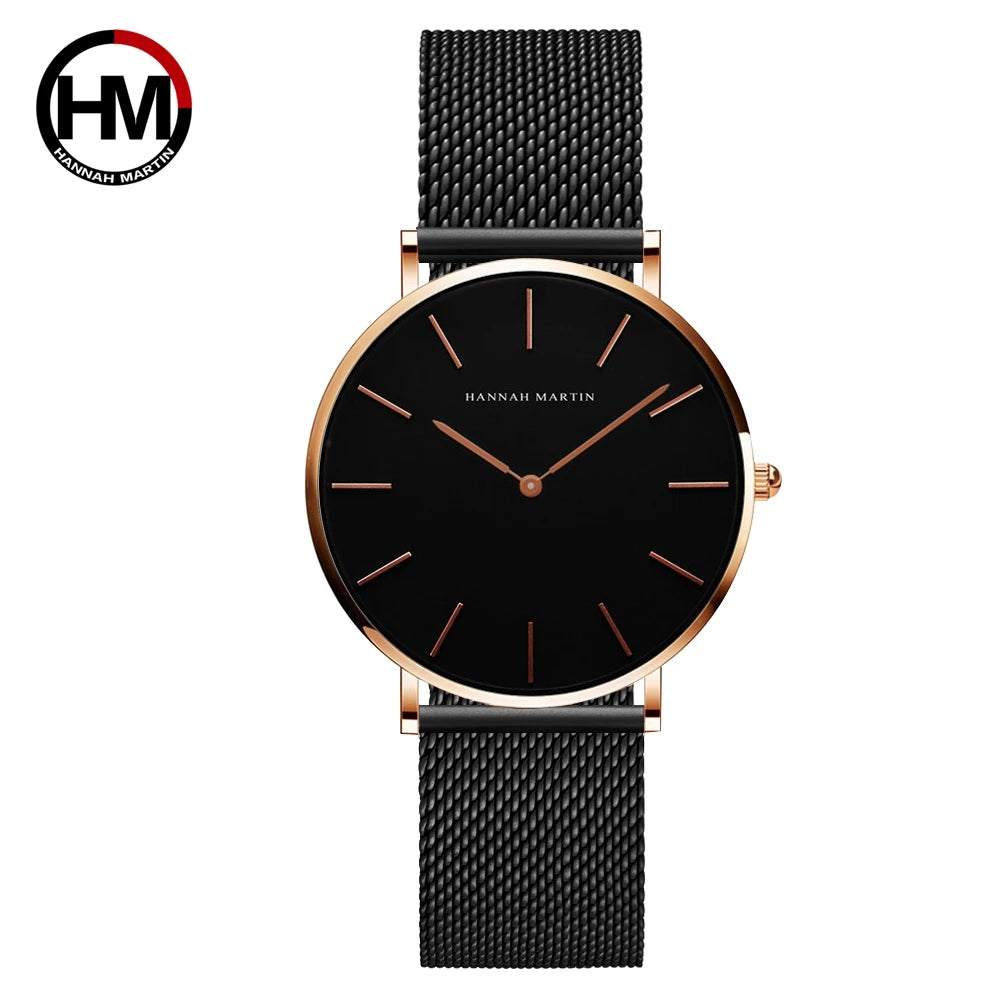 Affluent Steel Mesh Japan Quartz Watch