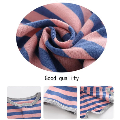 2Pcs/lot Brand Summer Baby Girl Clothes Cotton Jumpsuit  0-24M