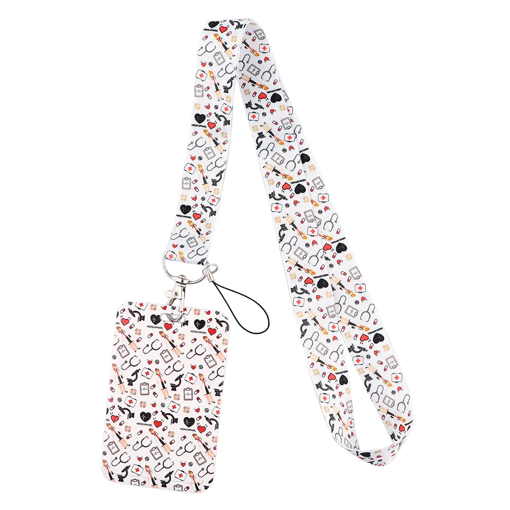 LB2290 Nurse Neck Strap Lanyards for ID Cards and Keys
