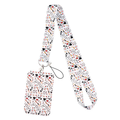 LB2290 Nurse Neck Strap Lanyards for ID Cards and Keys
