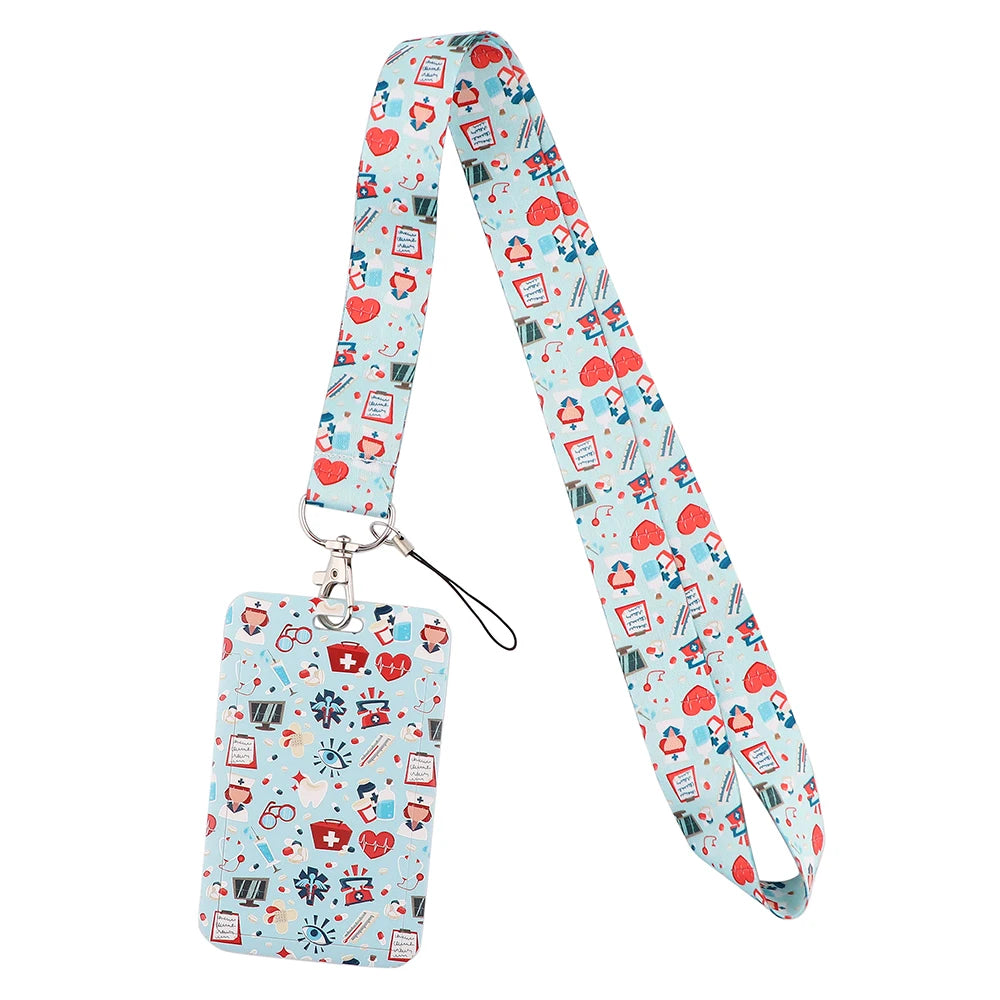 LB2290 Nurse Neck Strap Lanyards for ID Cards and Keys