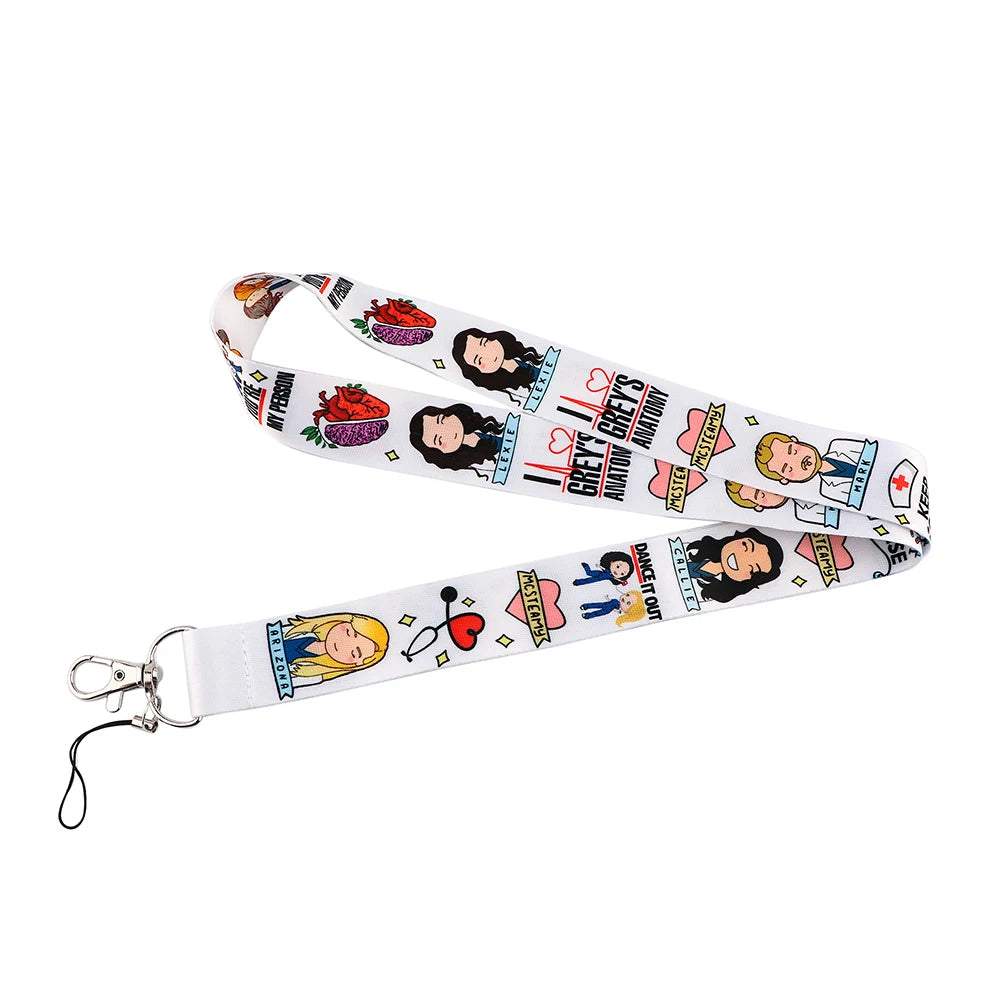 LB2290 Nurse Neck Strap Lanyards for ID Cards and Keys