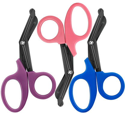 Heavy-duty trauma shears for medical use, EMT kits, and rescue tools