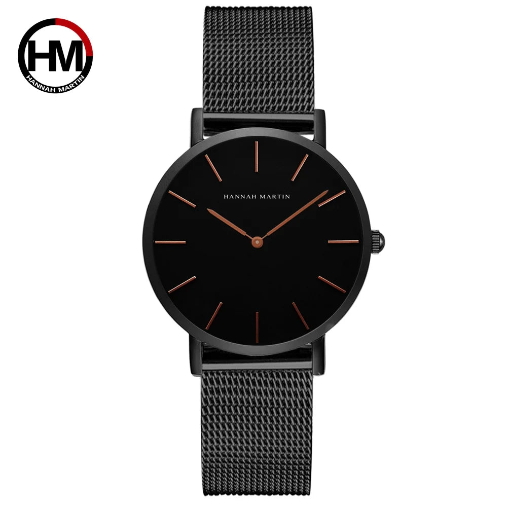 Affluent Steel Mesh Japan Quartz Watch