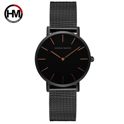 Affluent Steel Mesh Japan Quartz Watch