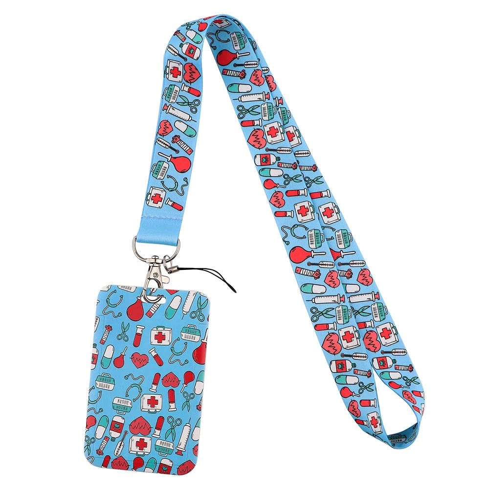 LB2290 Nurse Neck Strap Lanyards for ID Cards and Keys