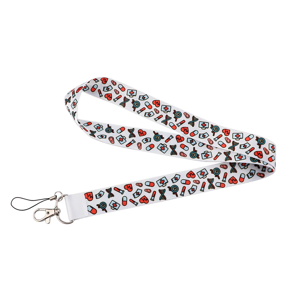LB2290 Nurse Neck Strap Lanyards for ID Cards and Keys