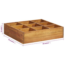Herb Garden Raised Bed Solid Wood