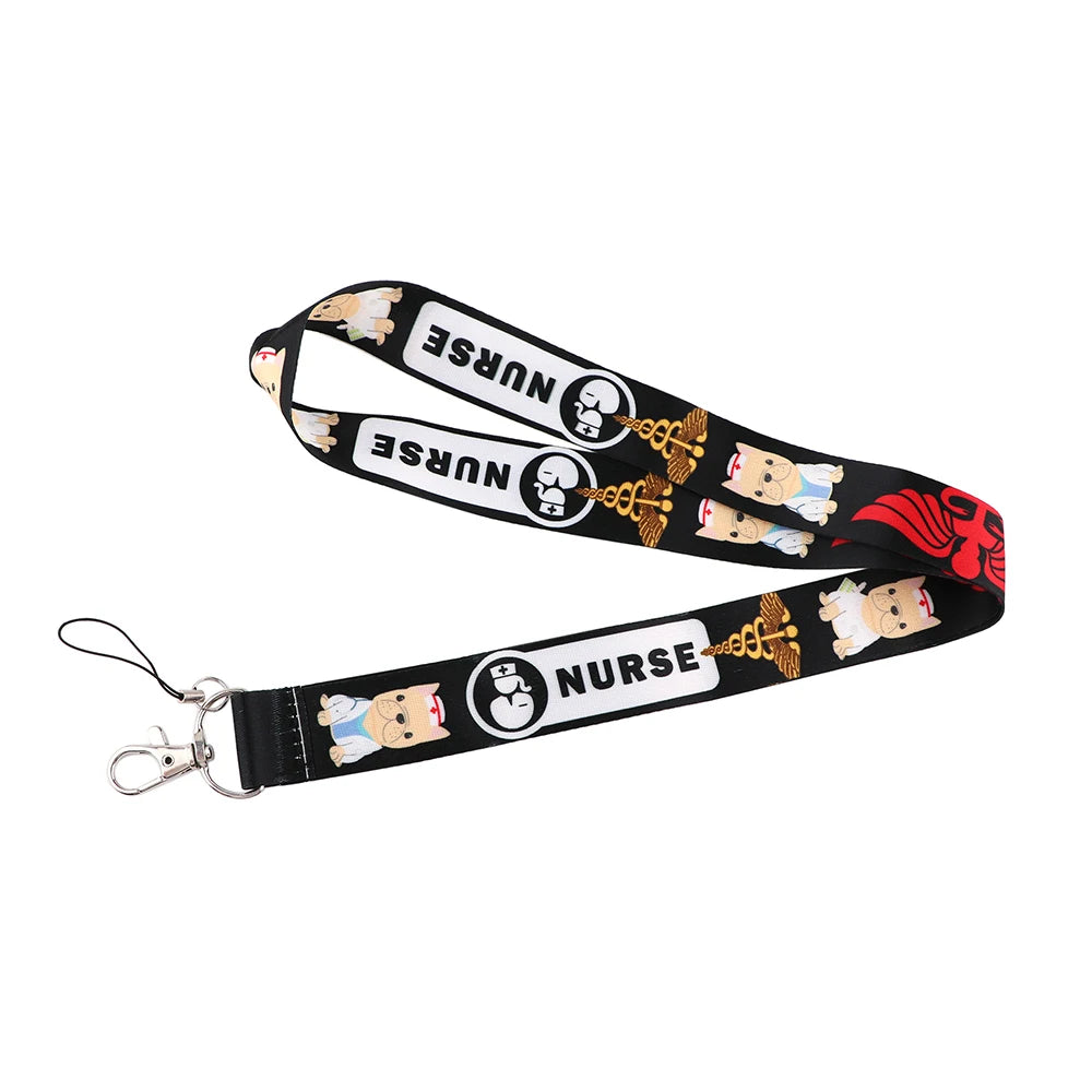 LB2290 Nurse Neck Strap Lanyards for ID Cards and Keys