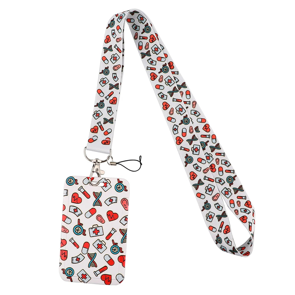 LB2290 Nurse Neck Strap Lanyards for ID Cards and Keys
