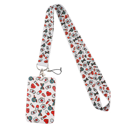 LB2290 Nurse Neck Strap Lanyards for ID Cards and Keys