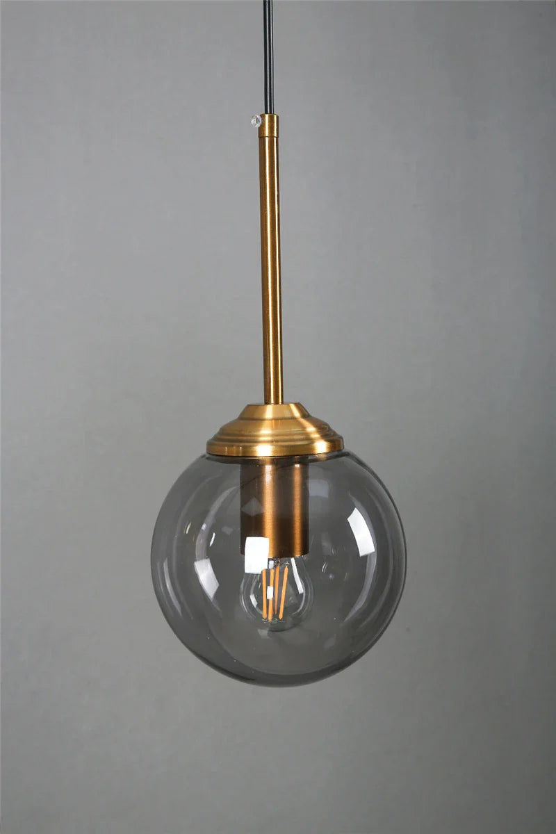Nordic Modern Glass Ball Island Pendant