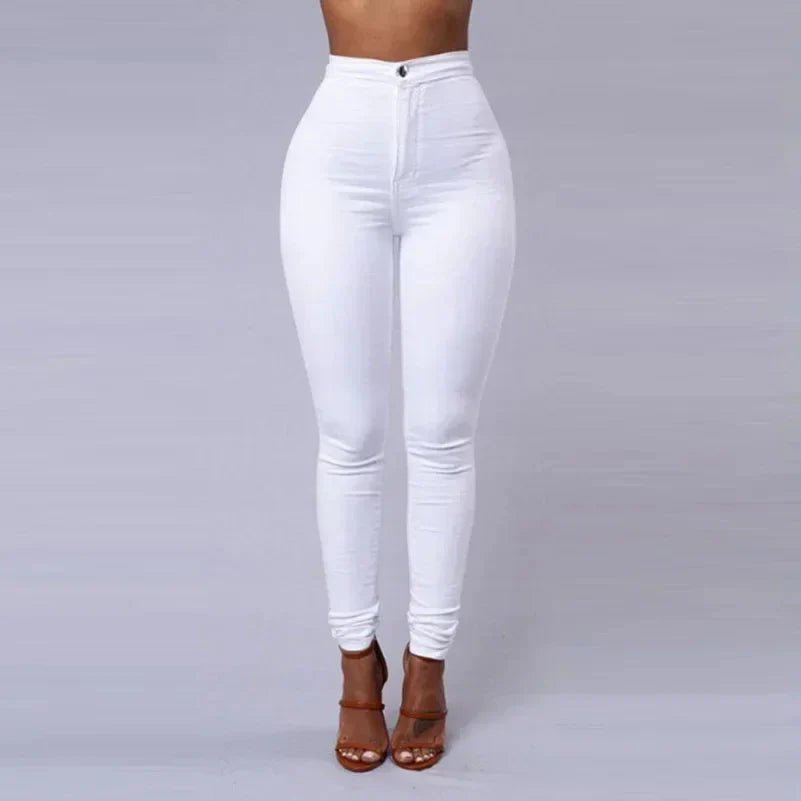 High-Waist Stretch Jeans