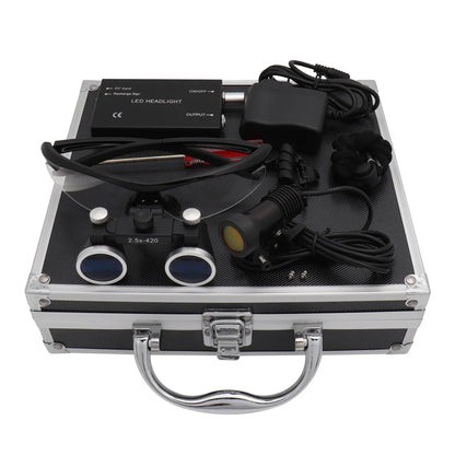 High-quality dental loupes with LED headlight for surgical precision

