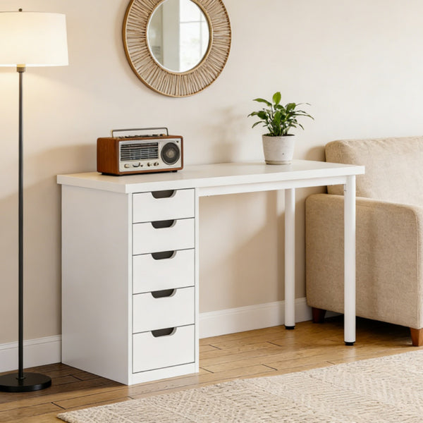 Computer desk with drawers