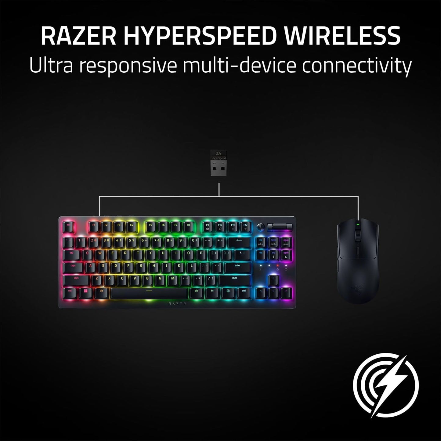 HyperSpeed Wireless Esports Gaming Mouse: