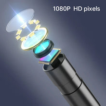 Industrial endoscope camera with waterproof LED inspection for pipe and engine repair
